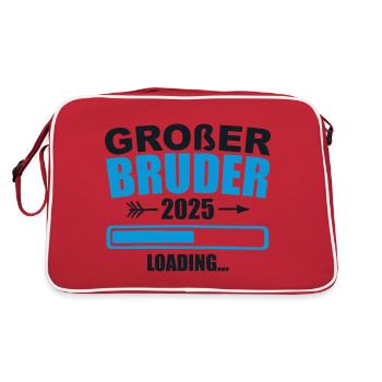 Ich werde Großer Bruder 2025 - Sac Retro - rouge/blanc - Dos