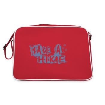 FAITES UNE RANDONNÉE - Sac Retro - rouge/blanc - Dos