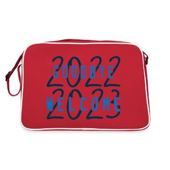 welcome 2023 - Sac Retro - rouge/blanc - Dos