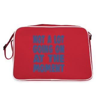 IL NE SE PASSE PAS GRAND-CHOSE EN CE MOMENT - Sac Retro - rouge/blanc - Dos