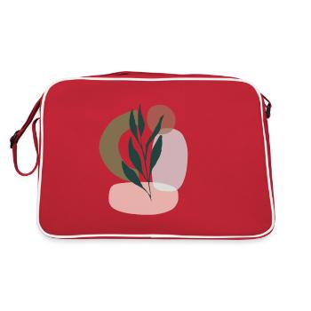 Minimalistic Boho Style - Retro Bag - red/white - Back