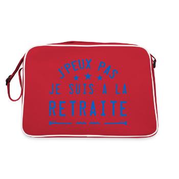 J'peux pas je suis à la retraite - Sac Retro - rouge/blanc - Dos