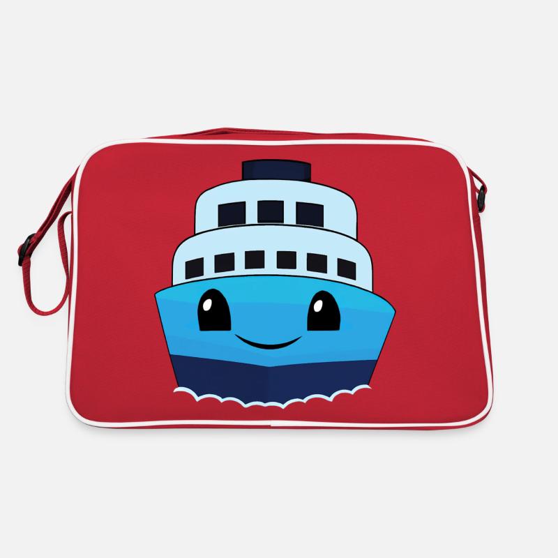 Conception mignonne de bateau de croisière Kawaii Sac Retro