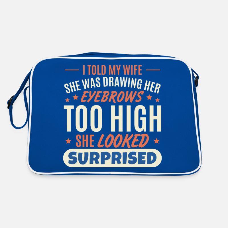 Lustiger Ehemann Retro Tasche