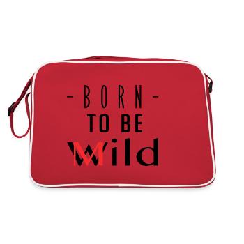 Born To Be Mild - Sac Retro - rouge/blanc - Dos