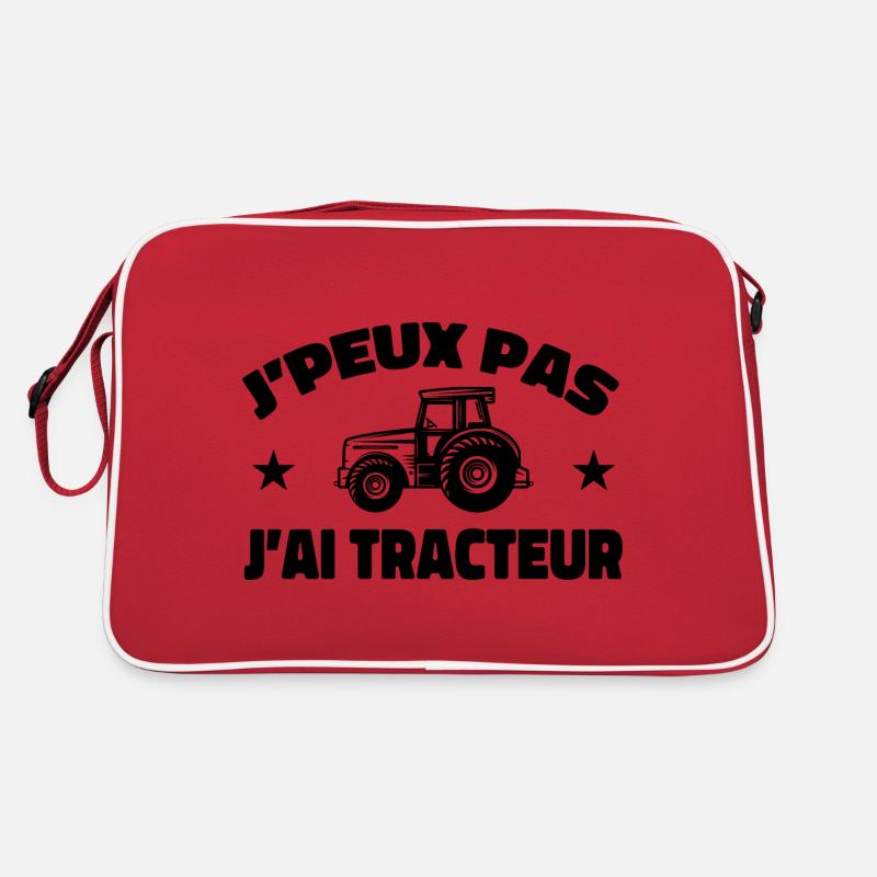 j'peux pas j'ai tracteur Sac Retro