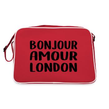 Bonjour Amour London - Sac Retro - rouge/blanc - Dos