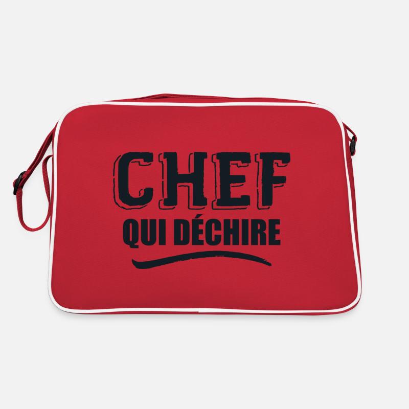 Chef Qui Déchire Sac Retro