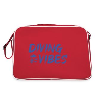 Diving Vibes - Retro Bag - red/white - Back