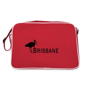 Bin Chicken Brisbane - Retro Bag - red/white - Back