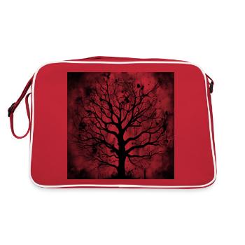 Encre d’arbre noir - Sac Retro - rouge/blanc - Dos