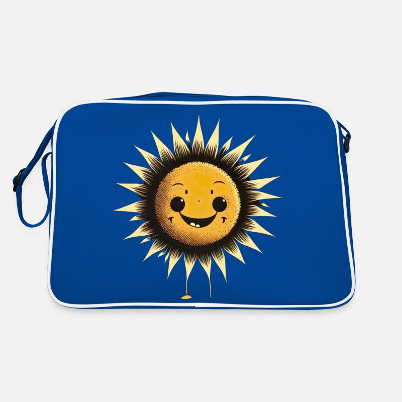 Süßes Sonnengeburtstagsgeschenk Retro Tasche