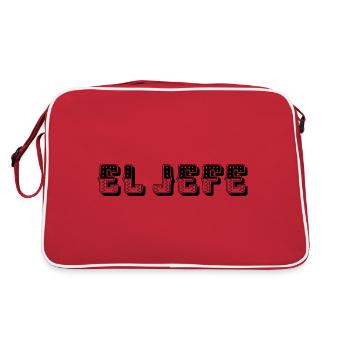 le patron, El Jefe, El patron - Sac Retro - rouge/blanc - Dos