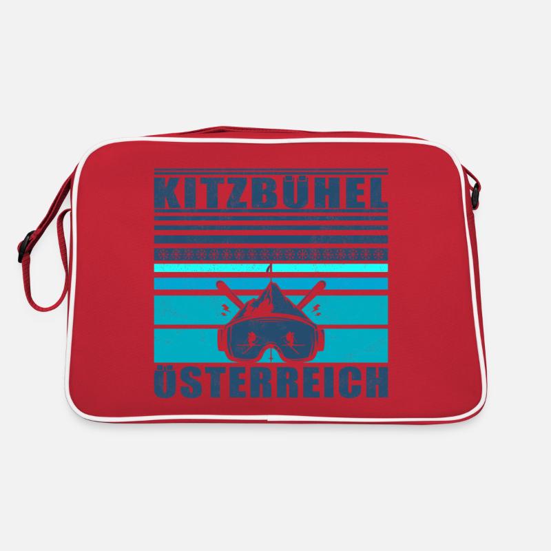 Kitzbühel Austria Retro Sunset Ski 80s Retro Bag