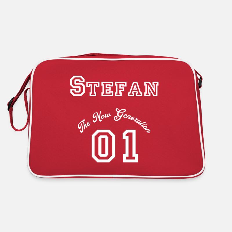 Prénom: Stefan - « The New Generation », blanc Sac Retro