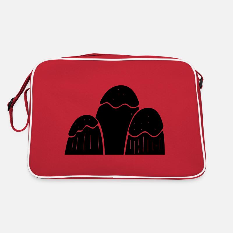 Berge Berg Gebirge Mountain 20 Zeichenfläche 21 Retro Tasche
