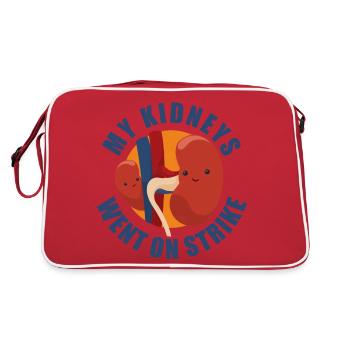 My Kidneys Went On Strike - Sac Retro - rouge/blanc - Dos