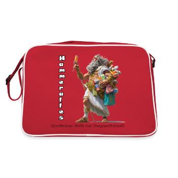 Divinité nordique de l’oubli - Sac Retro - rouge/blanc - Dos