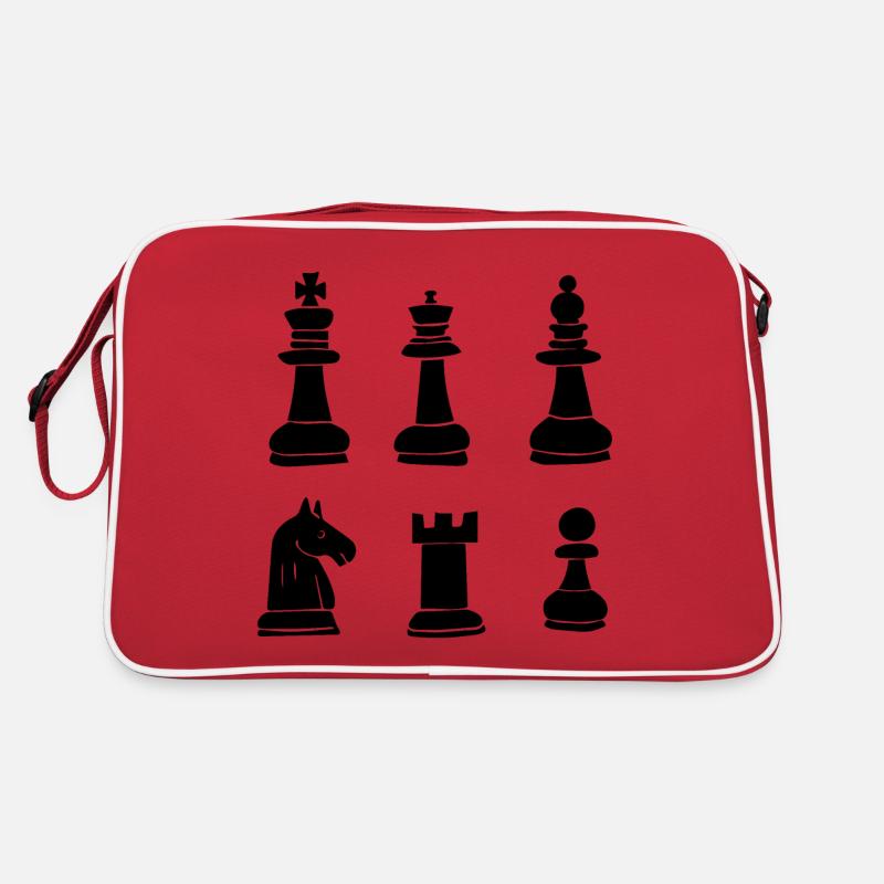 Schach Figuren Retro Tasche