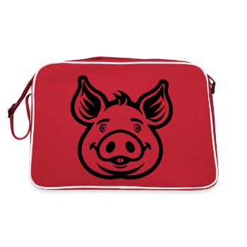 Cochon Cochon - Sac Retro - rouge/blanc - Dos