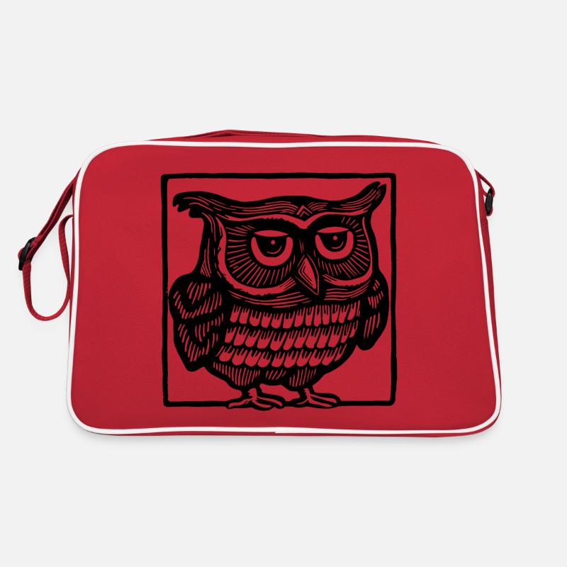 Eule Retro Tasche
