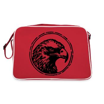 Aigle Tête d’aigle - Sac Retro - rouge/blanc - Dos