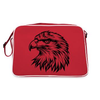 Aigle Tête d’aigle - Sac Retro - rouge/blanc - Dos