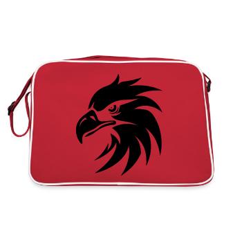 Aigle Tête d’aigle - Sac Retro - rouge/blanc - Dos