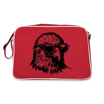 Aigle Tête d’aigle - Sac Retro - rouge/blanc - Dos