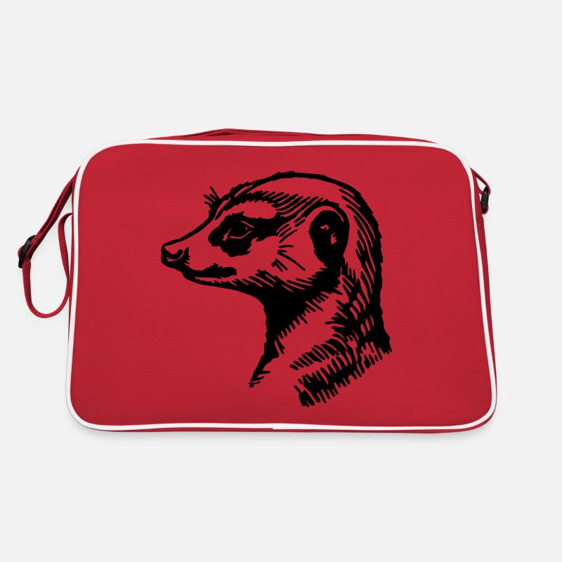 Erdmännchen Retro Tasche