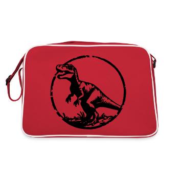 Dinosaure Dino - Sac Retro - rouge/blanc - Dos