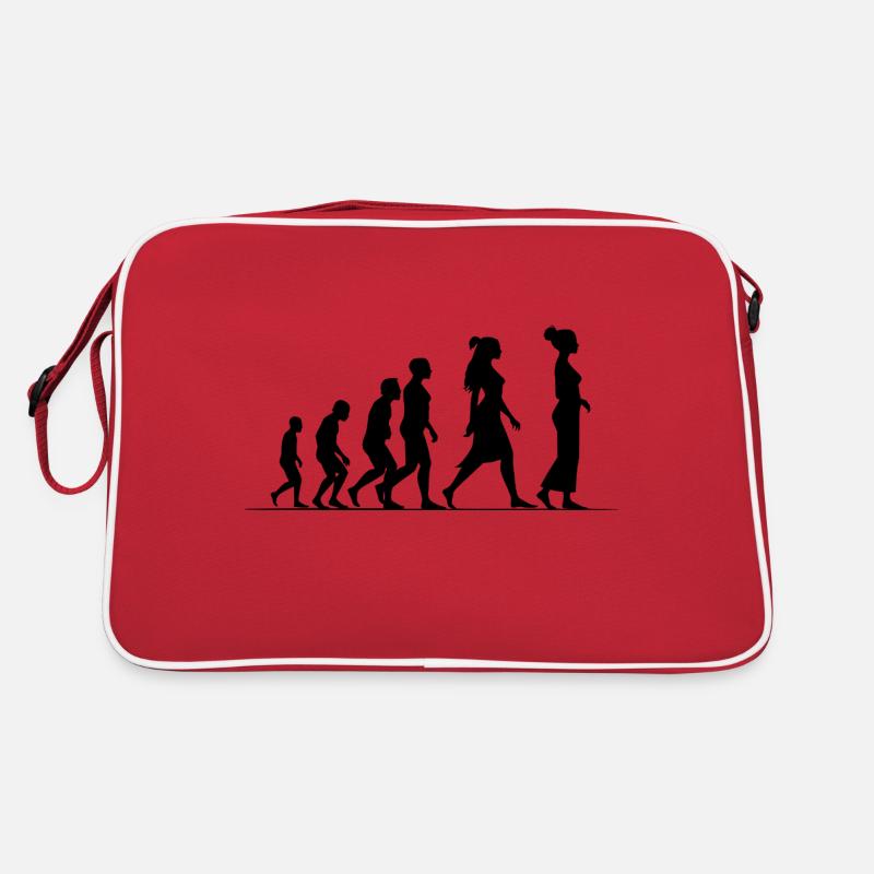 Feministische Evolution Retro Tasche