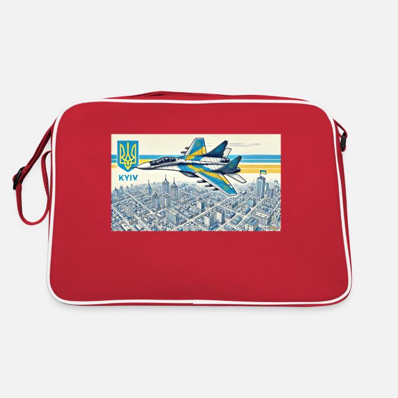 Der Geist von Kiew Retro Tasche