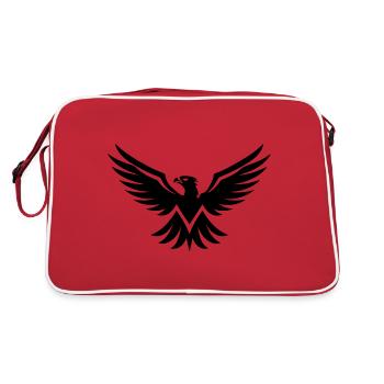 Aigle Tête d’aigle - Sac Retro - rouge/blanc - Dos