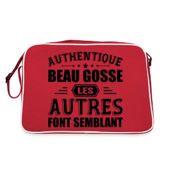 Authentic Handsome Kid - Retro Bag - red/white - Back