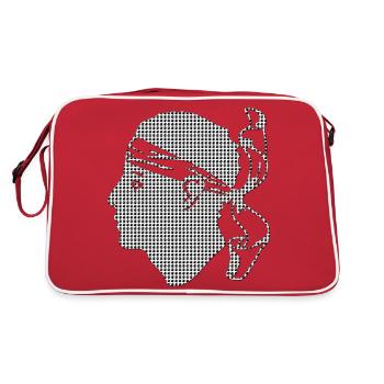 Big Head Moor - Retro Bag - red/white - Back