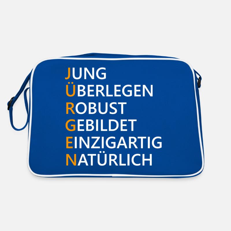 Jürgen Name Geschenk Retro Tasche