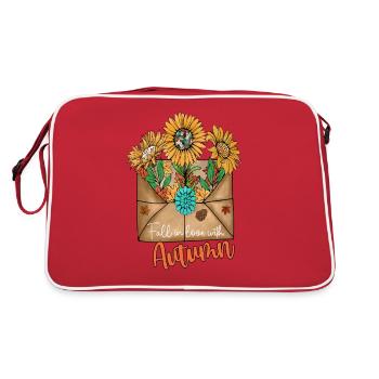Tomber amoureux de l’automne - Sac Retro - rouge/blanc - Dos