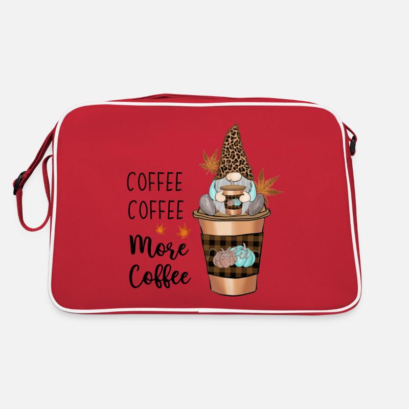 Coffee more Coffee, Happy Fall y'all Retro Bag