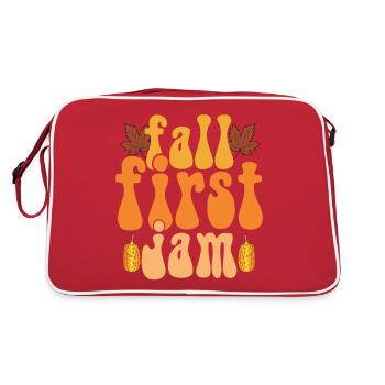 Fall First Jam, Happy Fall y’all - Sac Retro - rouge/blanc - Dos