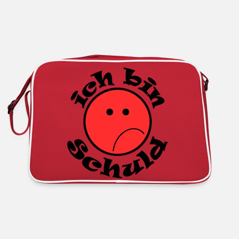 Ich bin Schuld Retro Tasche