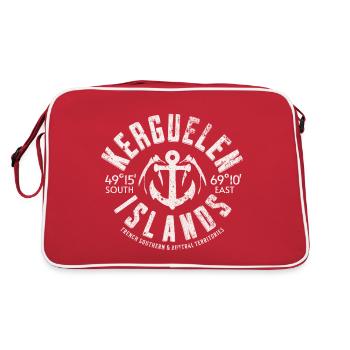 Kerguelen islands - Sac Retro - rouge/blanc - Dos