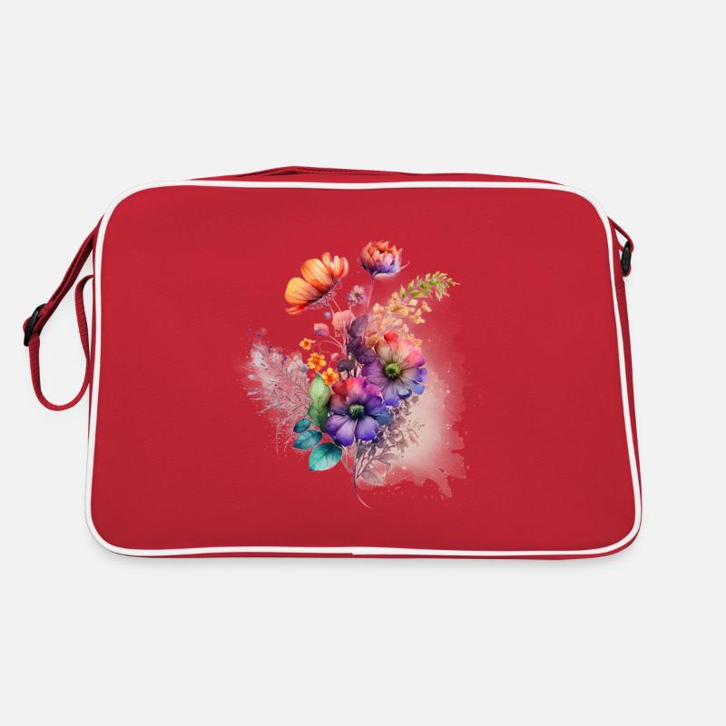 Blume Retro Tasche