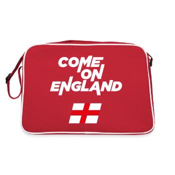 Come on England - Retro Bag - red/white - Back
