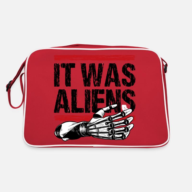 It was aliens Retro Tasche