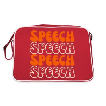 Orthophonie Orthophonie orthophoniste - Sac Retro - rouge/blanc - Dos