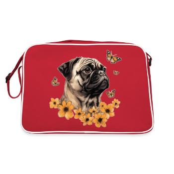 Carlin - Sac Retro - rouge/blanc - Dos