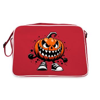 La citrouille prend vie - Sac Retro - rouge/blanc - Dos