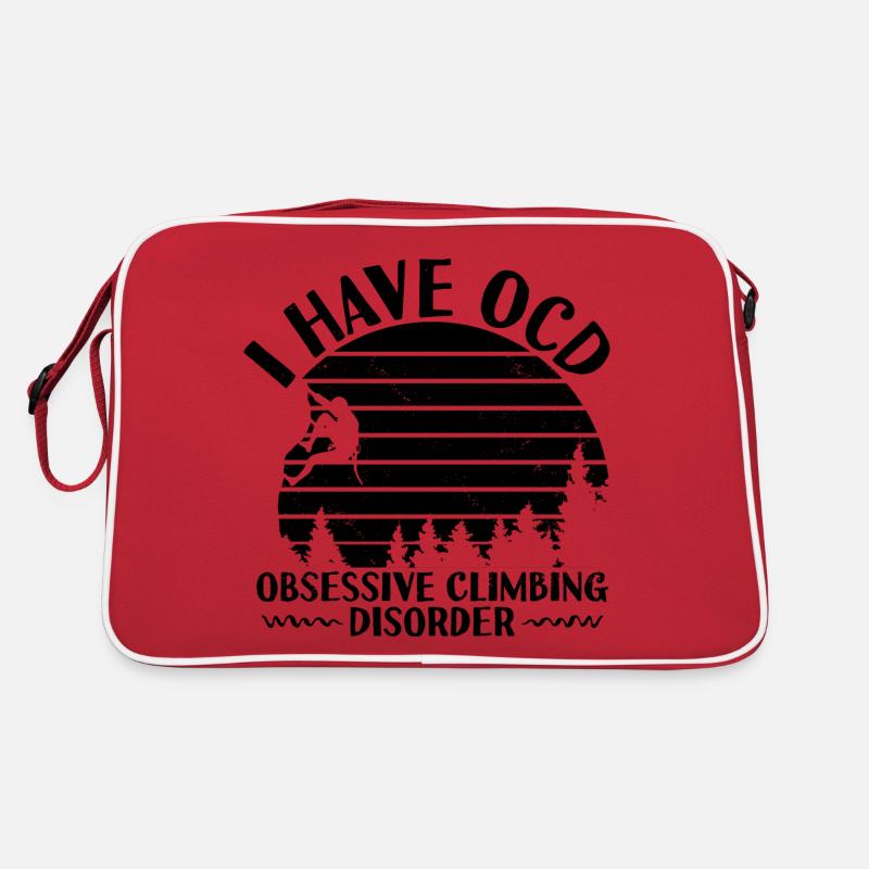 Klettern Sprüche | Kletterer Berge Geschenkideen Retro Tasche