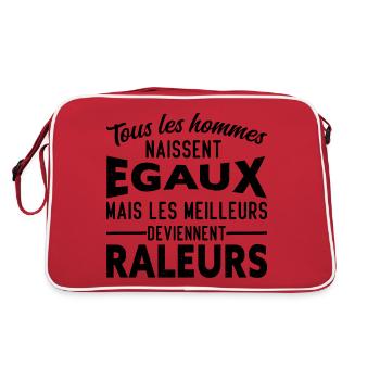 les meilleurs Raleurs - Sac Retro - rouge/blanc - Dos